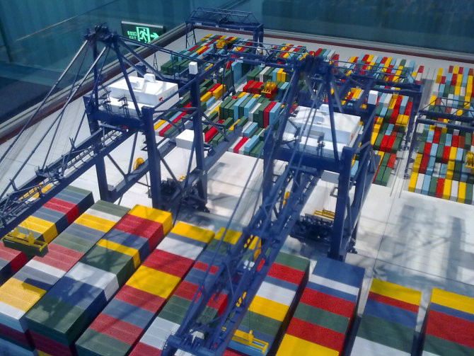 岗巴县港口集装箱堆场