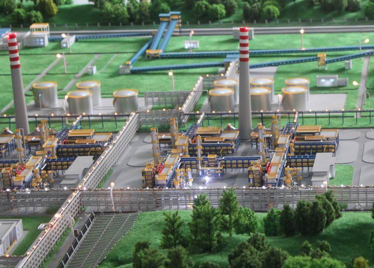 岗巴县石化区模型