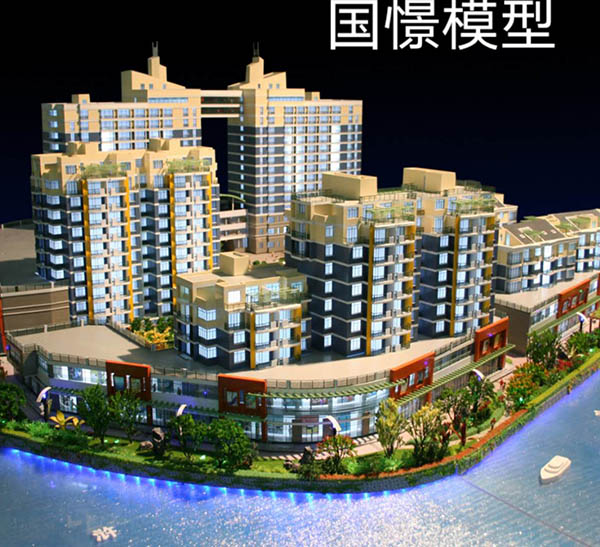 岗巴县建筑模型