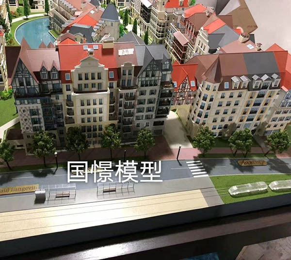 岗巴县建筑模型
