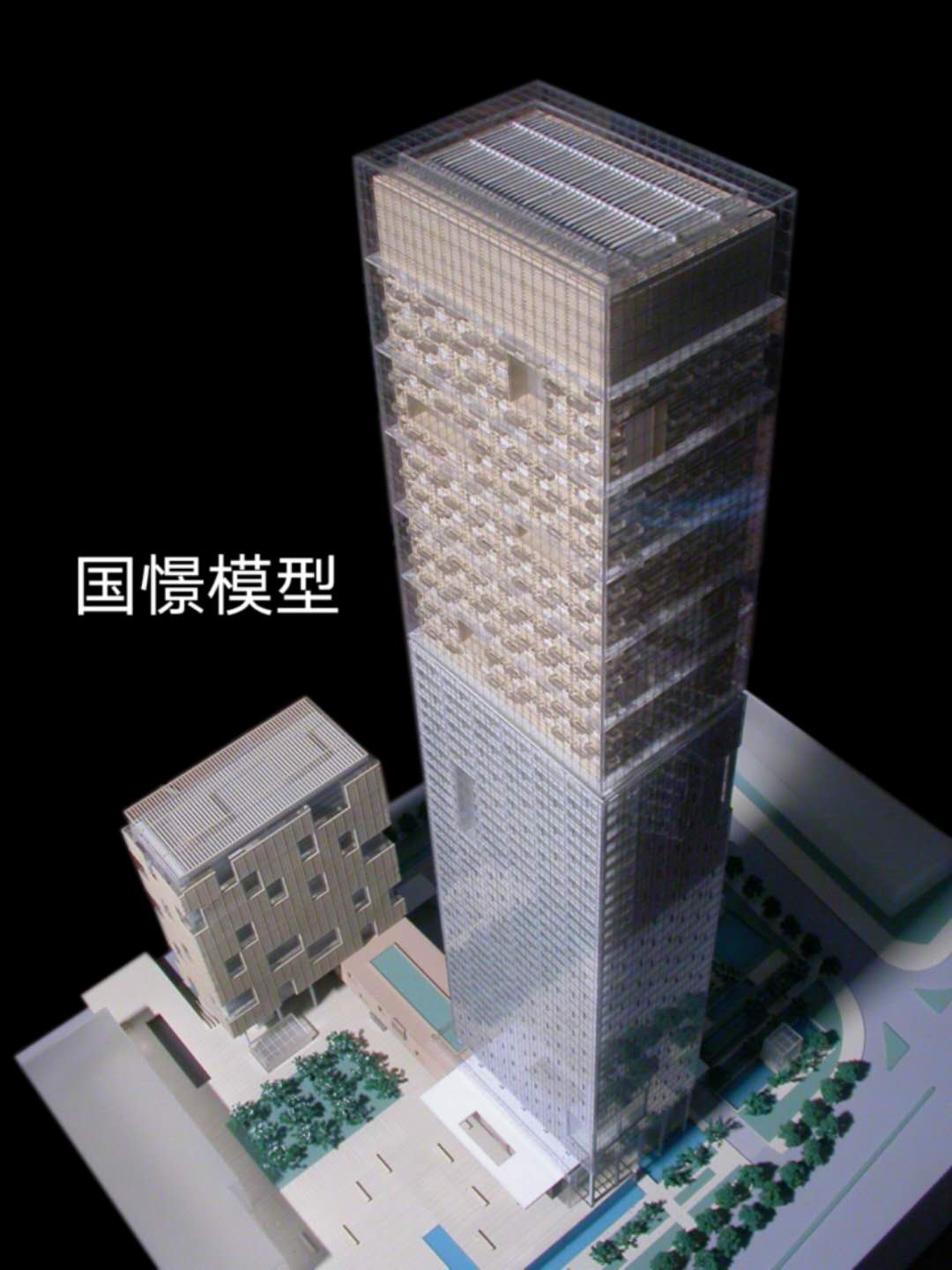 岗巴县建筑模型