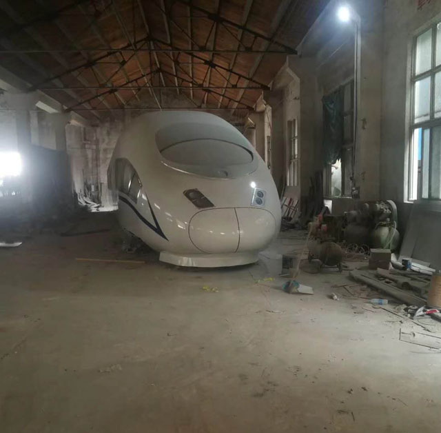 岗巴县高铁模型