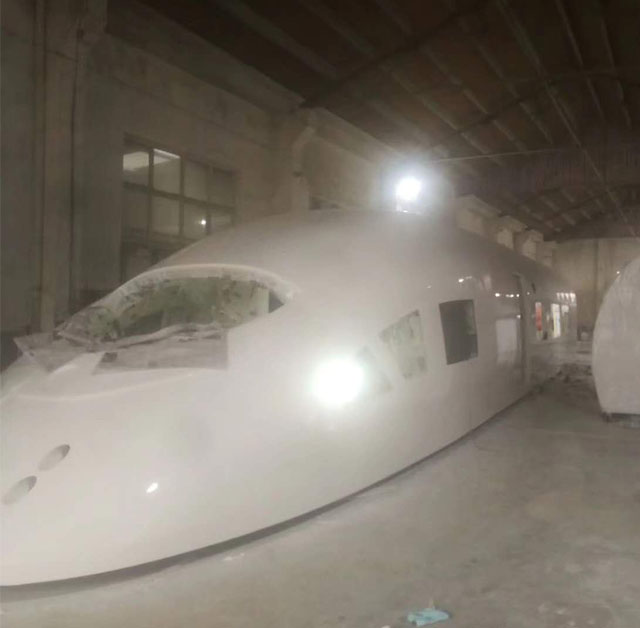 岗巴县高铁模型